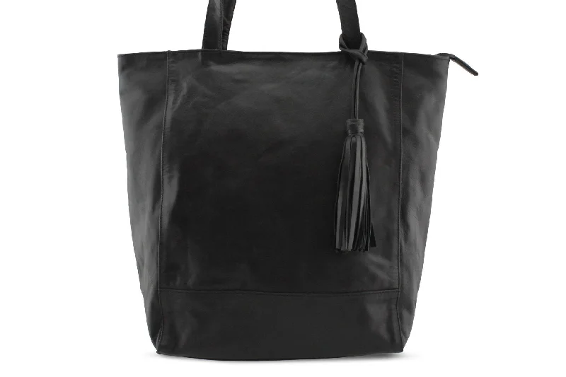  Designer-Inspired Bags, Best PricesTrendy Styles EMMA LEATHER HANDBAG IN BLACK