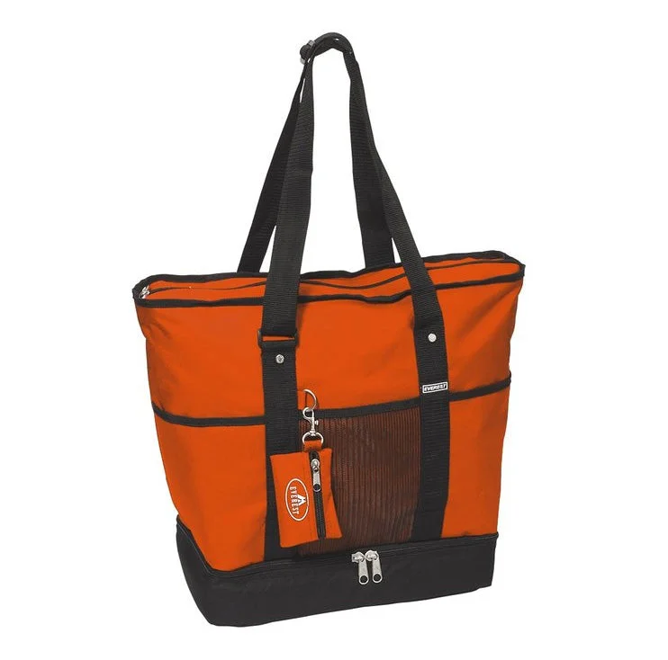 Shop Timeless And Trendy Bags At Limited-Time DiscountsEverest Luggage Deluxe Shopping Tote - Rust Orange/Black