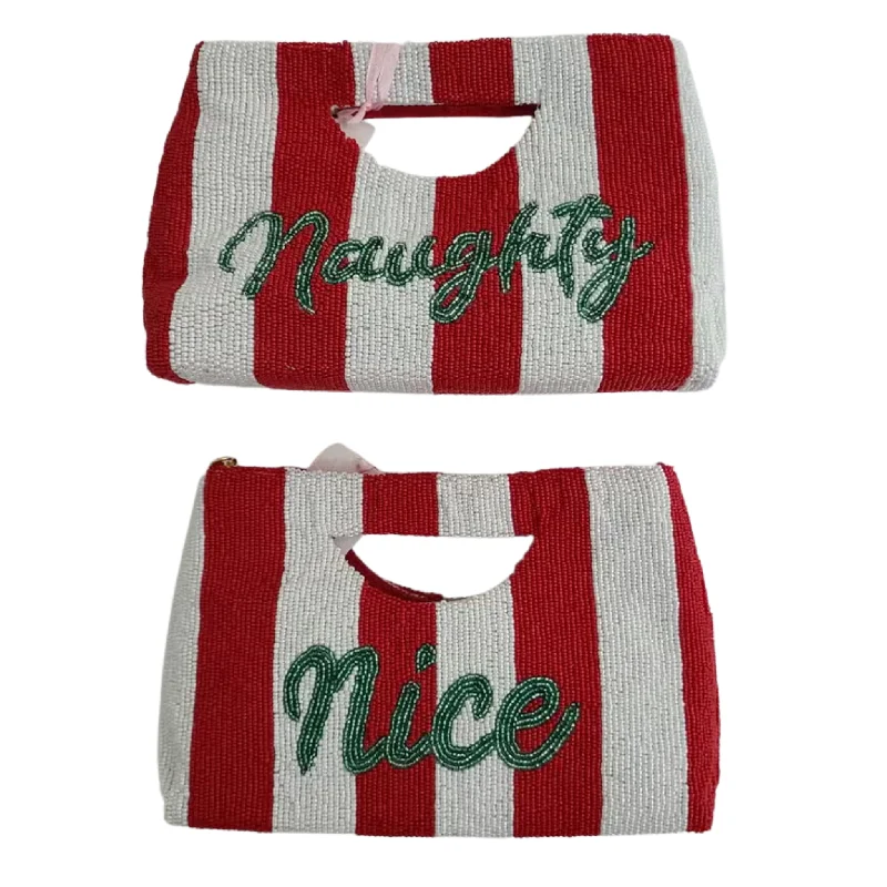  Everyday Handbags At Wallet-Friendly PricesHigh-Quality Bags On Flash Sale Fully Beaded "Naughty or Nice" Themed Christmas Clutch