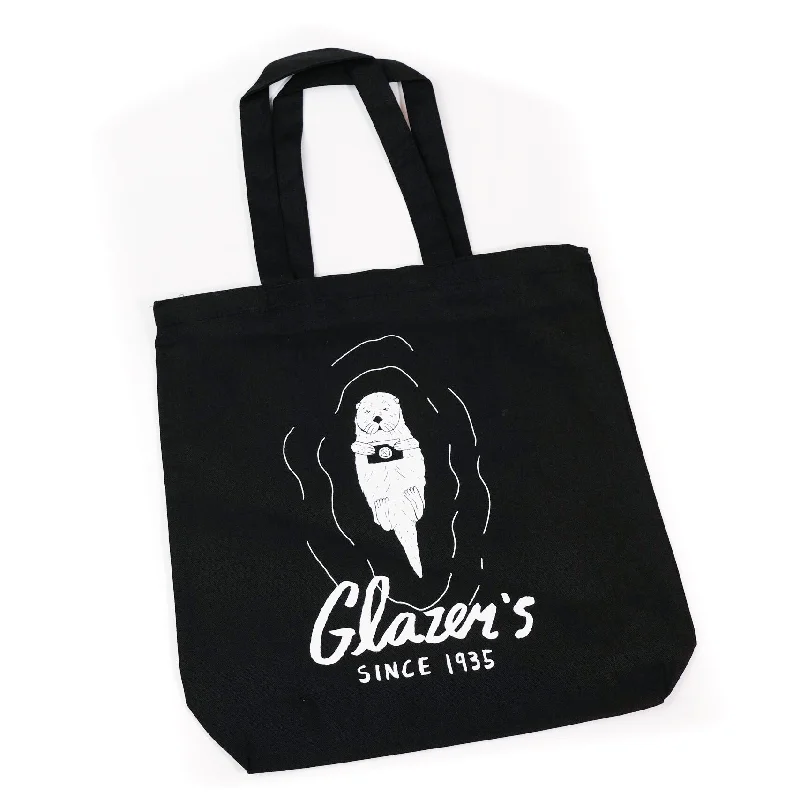  Affordable Elegance, Grab Yours NowGlazer's Otter Tote Bag - Black