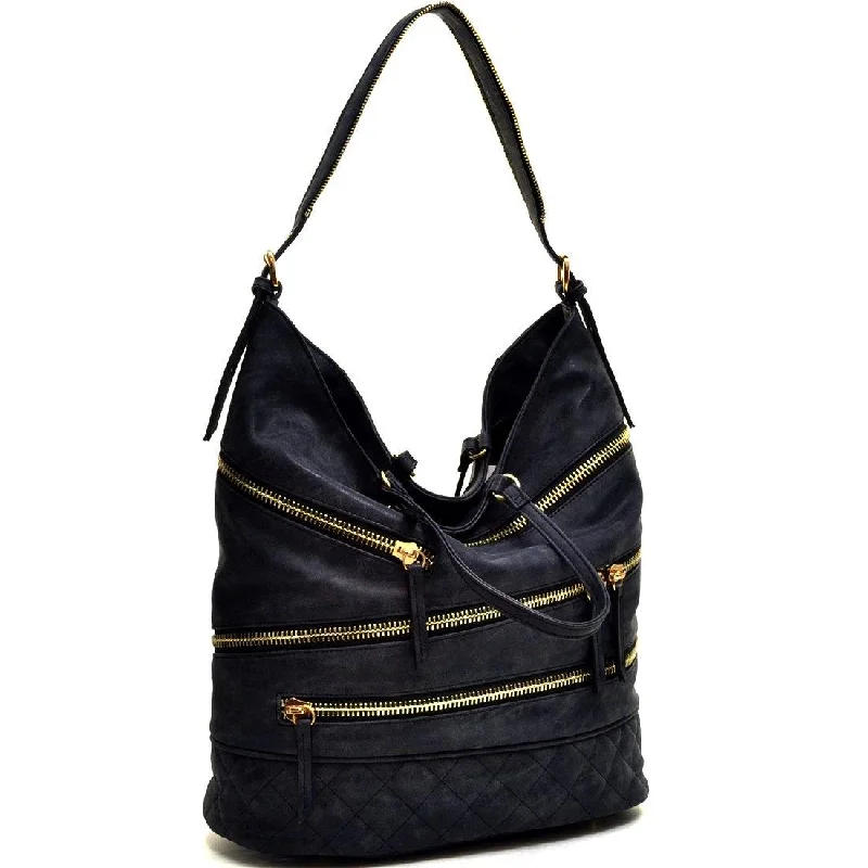 Best Deals On Premium And Casual Bags – Act FastGold-Tone Quilted Hobo Bag with Front Zipper Deco Best Deals On Premium And Casual Bags – Act FastGold-Tone Quilted Hobo Bag with Front Zipper Deco
