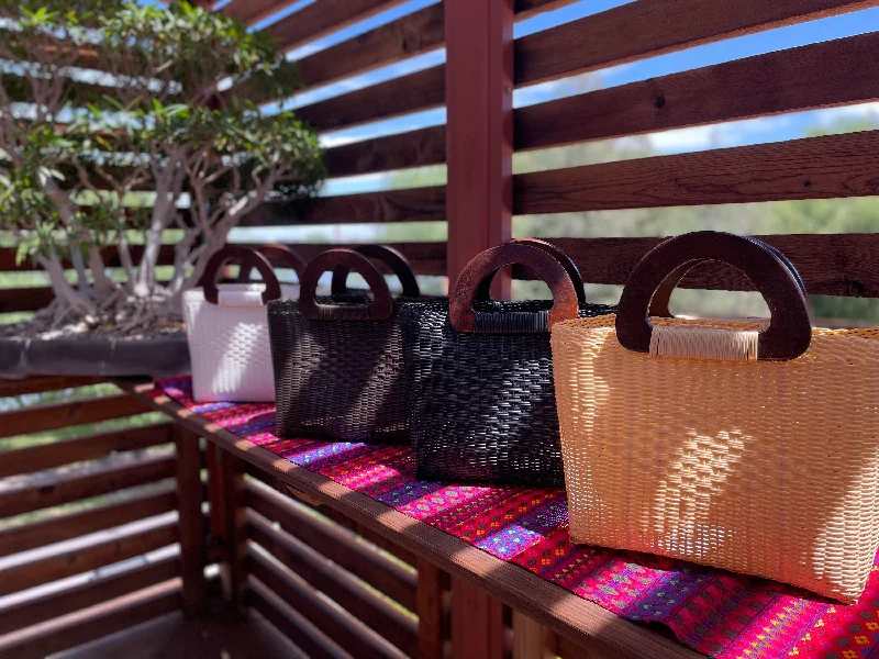  Upgrade Your Look With Fashionable BagsUrban Elegance Deals Guatemalan Handwoven Medium Tote Bag, Recycled Plastic Bags