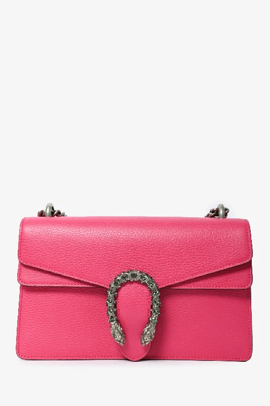 Huge Handbag Markdowns – Update Your Collection NowGucci Hot Pink Leather Dionysus Small Shoulder Bag Huge Handbag Markdowns – Update Your Collection NowGucci Hot Pink Leather Dionysus Small Shoulder Bag