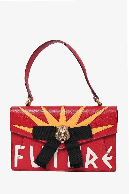 Designer Bags At Low PricesGucci Red Leather 'Future' Shoulder Bag with Chain Strap Designer Bags At Low PricesGucci Red Leather 'Future' Shoulder Bag with Chain Strap