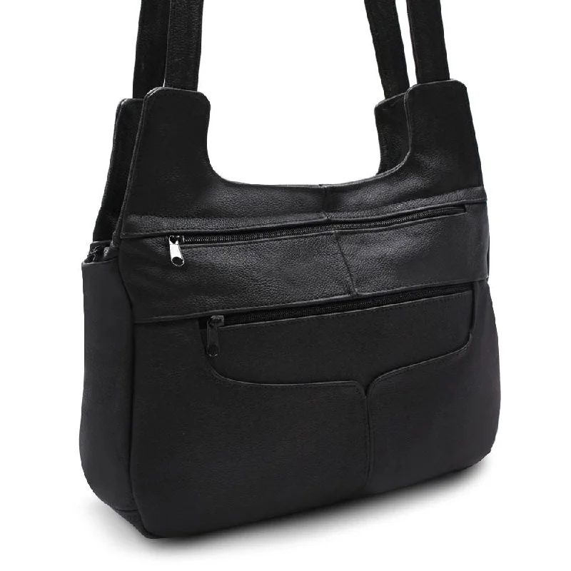  Chic Bags, Shop NowForward Trendsetter Hobo Leather Bag - Black