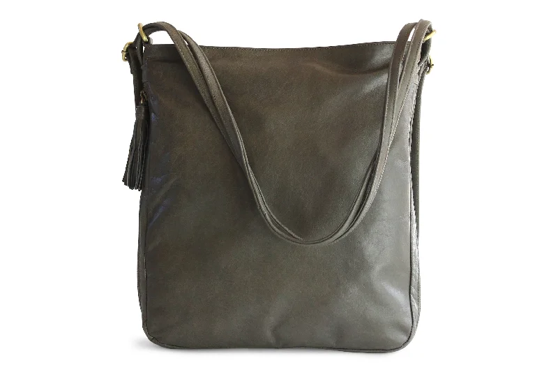  Chic Handbags At Special Promotional PricesCasual Chic ISABEL LEATHER BACKPACK IN OLIVE GREY