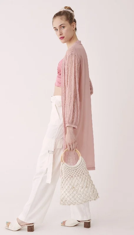  Elegant Purses, Shop & SaveIVA105 Linda Macrame Crochet Tote Bag With Wooden Handles