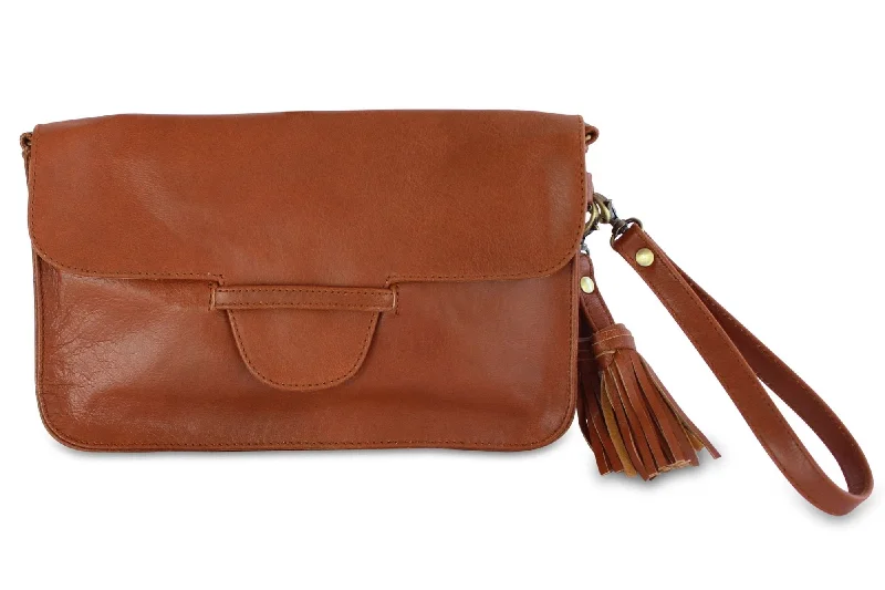  Timeless Handbags At Reduced PricesDiscounted Designer Bags For Clearance Sale JANE LEATHER CLUTCH IN MOCCA