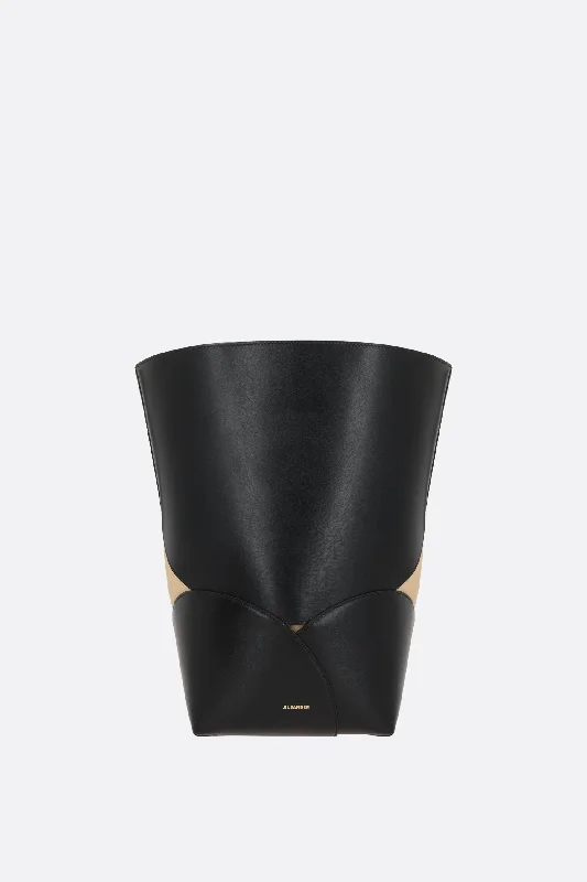  Stylish Bags At Unbeatable Prices – Shop NowCurve small smooth leather bucket bag