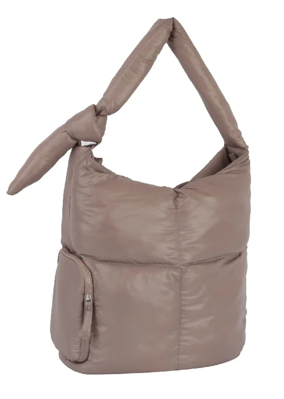  Fashion Bags With Huge DiscountsJYE0469 Casey Knotted Handle Puffer Tote Bag