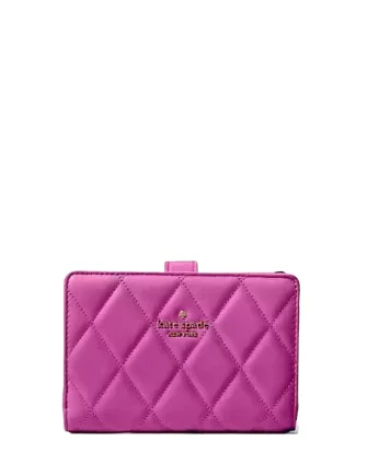  Trendy Backpacks With Big DiscountsSeasonal Clearance Bags For Summer Kate Spade New York Carey Medium Compact Bifold Wallet
