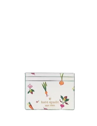  Fashion-Forward Bags, Now On SaleParty Bags For New Year's Eve And Special Occasions Kate Spade New York Harvest Time Garden Print Small Slim Card Holder