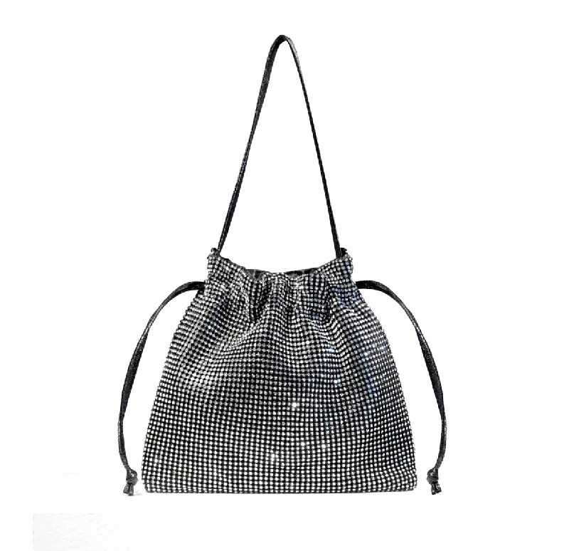  Exclusive Bag Deals – Perfect For Any OccasionThe Latest Trends Rhinestone Drawstring Handbag