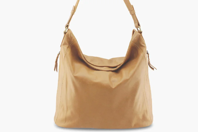  Iconic Handbags At Unbeatable PricesHot Styles LOLA HOBO LEATHER HANDBAG IN TAN