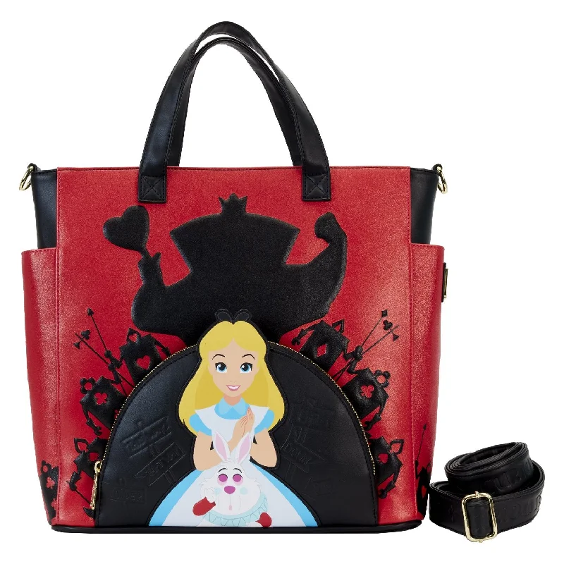 Seasonal Sale On Trendy HandbagsLoungefly Disney Alice in Wonderland Villains Convertible Crossbody Seasonal Sale On Trendy HandbagsLoungefly Disney Alice in Wonderland Villains Convertible Crossbody