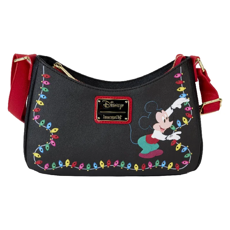  Best Deals On Premium HandbagsLoungefly Disney Mickey & Friends Christmas Light Decorations Light Up Crossbody Bag