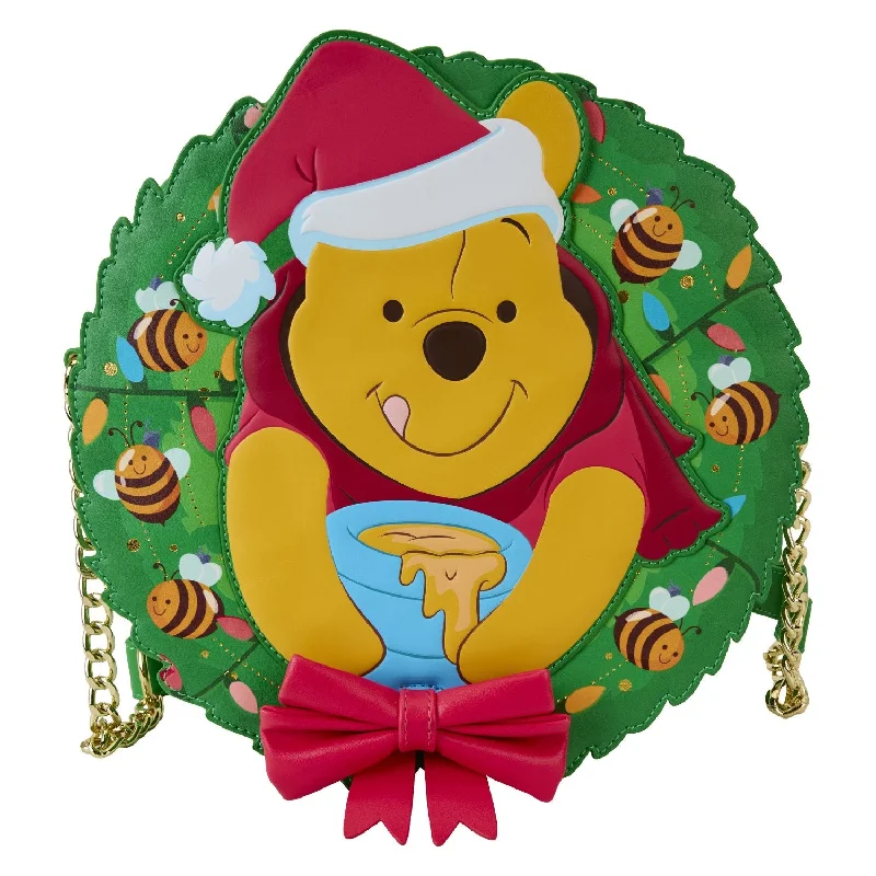 Fashionable Handbags, Limited-Time DealsLoungefly Disney Winnie The Pooh Stuck In Wreath Crossbody Fashionable Handbags, Limited-Time DealsLoungefly Disney Winnie The Pooh Stuck In Wreath Crossbody