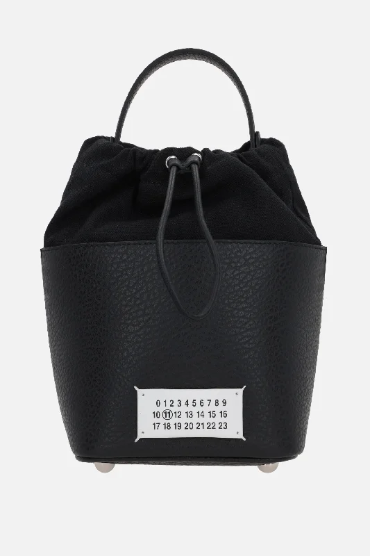  Trendy Totes, Shop & Save5AC small grainy leather bucket bag