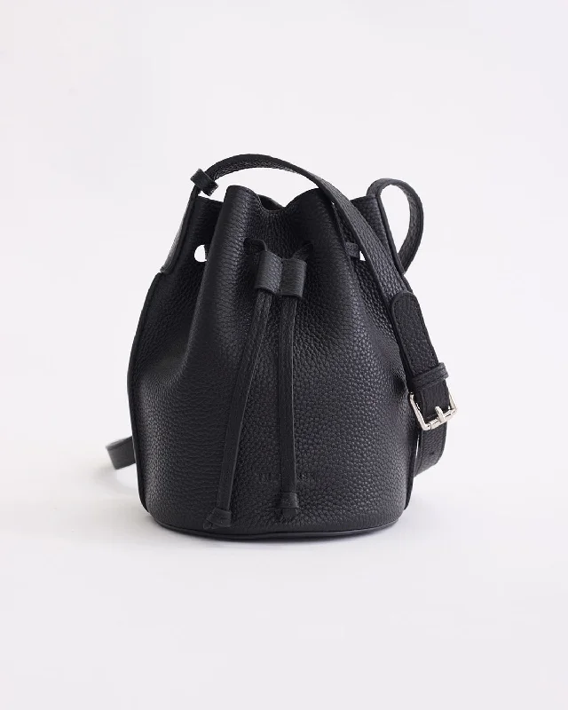  Timeless Handbags At Reduced PricesFlash Sale Fever Bobb Bucket Bag: Black Pebbled Leather