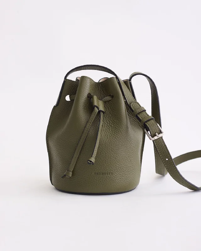  Trendy And Timeless Handbags Now On SaleFlash Sales Bobb Bucket Bag: Olive Pebbled Leather