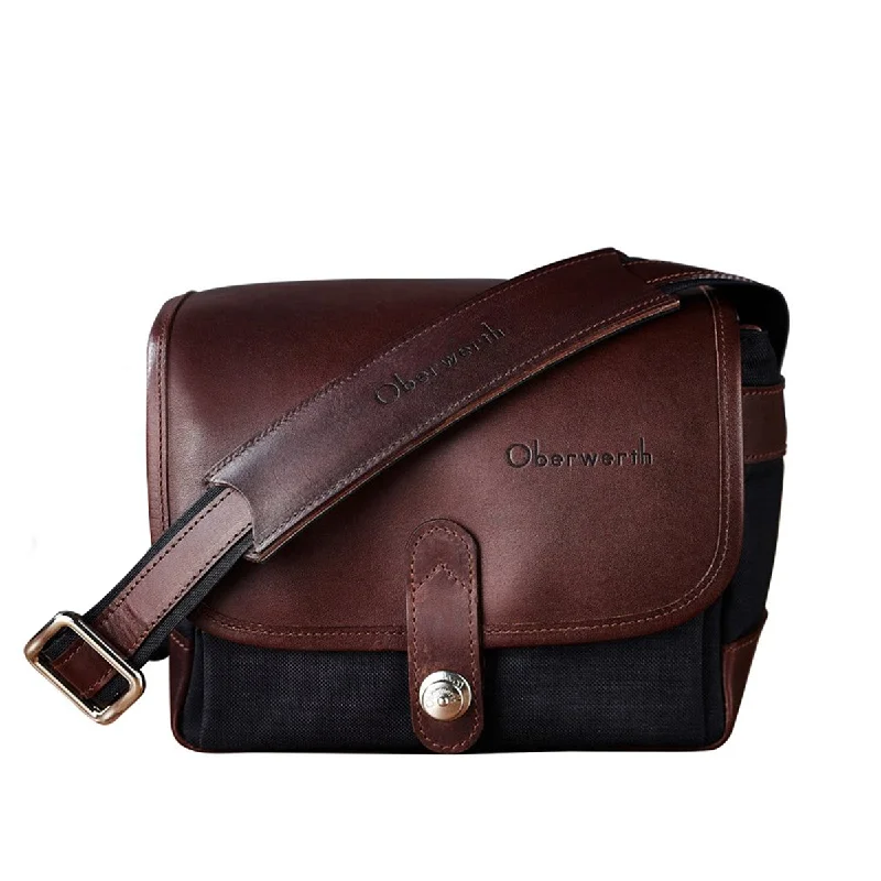 Premium Bags, Special PricesOberwerth Frankfurt Small Photo Bag - Cordura/Leather - Black/Dark Brown Premium Bags, Special PricesOberwerth Frankfurt Small Photo Bag - Cordura/Leather - Black/Dark Brown