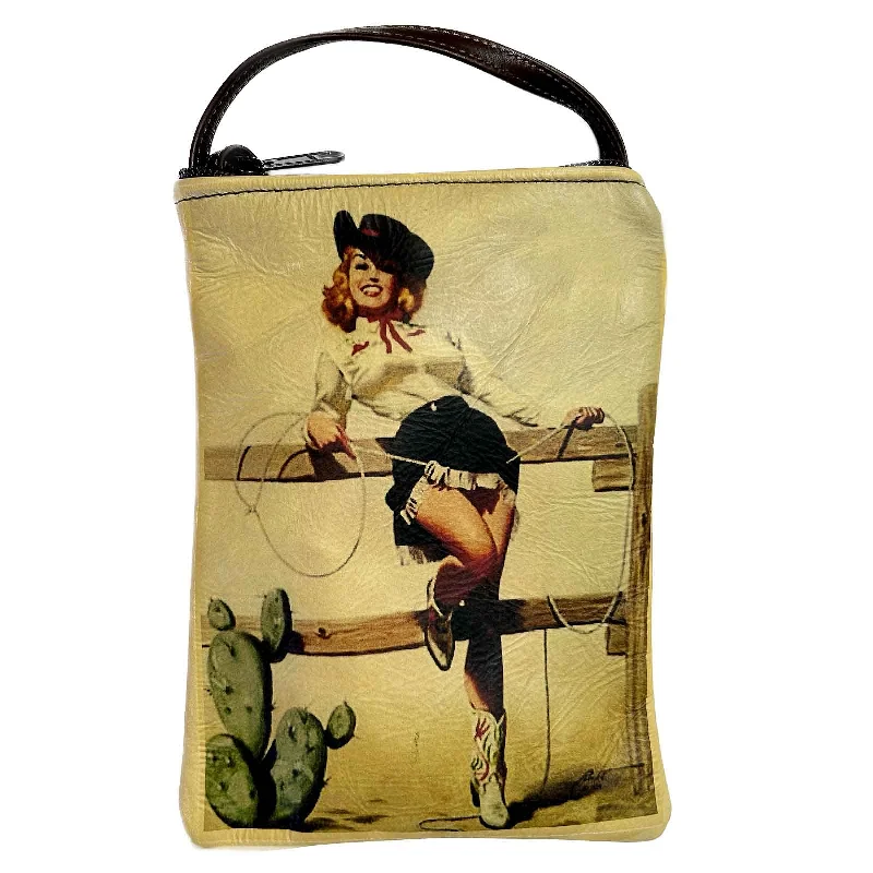  Limited-Stock Bag Clearance – Grab Your Favorite NowSeasonal Sale Bags Pin-Up Cowgirl in Boots Leather Western Purse
