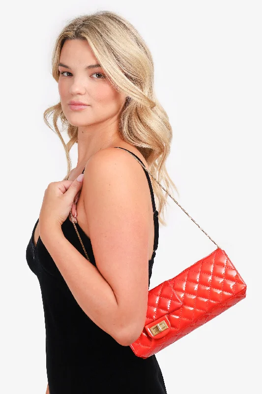 Unmissable Deals On Trendy HandbagsPre-Loved Chanel™ 2008-09 Red Patent Leather Double Sided Reissue Baguette Bag Unmissable Deals On Trendy HandbagsPre-Loved Chanel™ 2008-09 Red Patent Leather Double Sided Reissue Baguette Bag