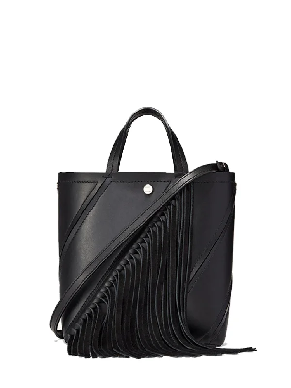  Fashion Bags With Huge DiscountsPS Small Hex Tote Fringe, Black