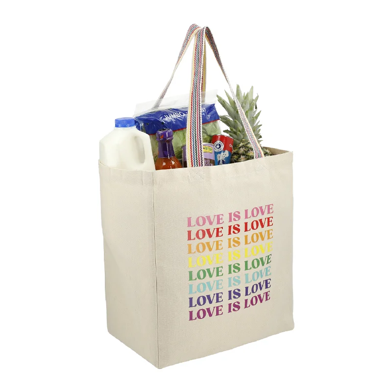  Classic Totes At Unbeatable DealsRainbow Recycled 8 oz. Cotton Grocery Tote