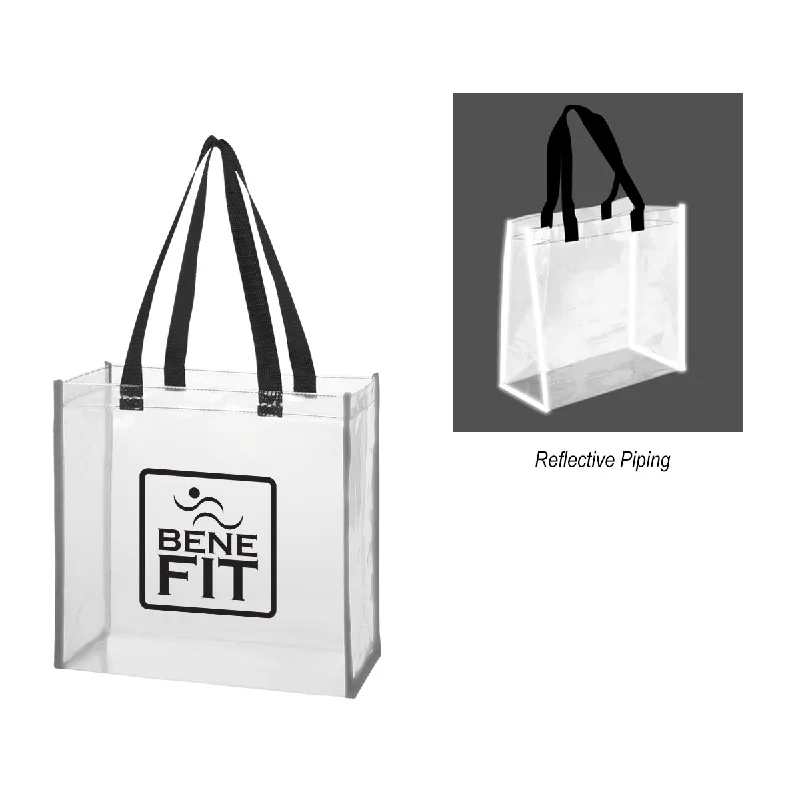  Affordable Luxury With Top-Quality HandbagsReflective Shopper Clear EVA Reflective Tote Bag