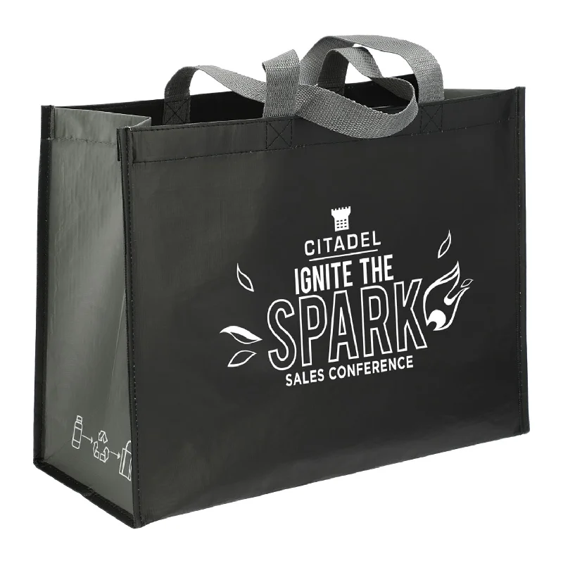  Trendy Handbags At Limited-Time DiscountsRPET Laminated Matte Shopper Tote