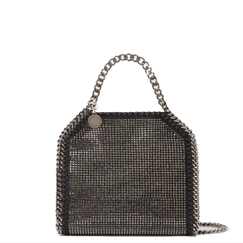  Big Savings On Totes, Crossbody Bags, And MoreFalabella Tiny Tote Bag, Crystal Hotfix, Black/Hematite
