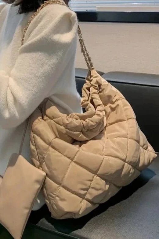  The Perfect Bag Sale Is HereTG10557 Chrissy Puffer Quilted Hobo Tote