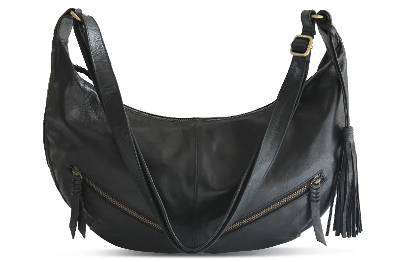  Fashionable Bags At Must-Have PricesSeasonal Trends VANESSA LEATHER HANDBAG IN BLACK