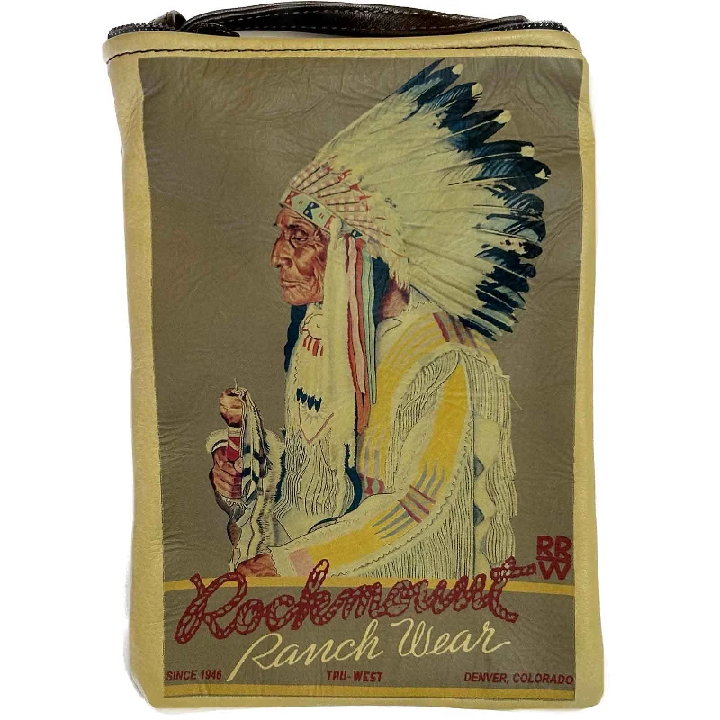  Stylish Bags, Unbeatable PricesTrendy Bags For Teenage Girls Vintage Indian Chief Leather Western Purse