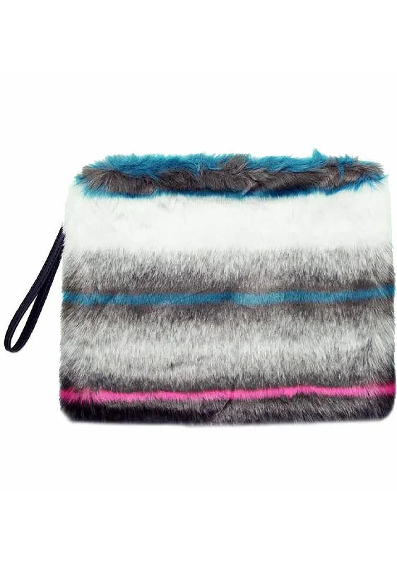  Everyday Elegance At Special PricesRabbit Faux Fur Clutch Handbag