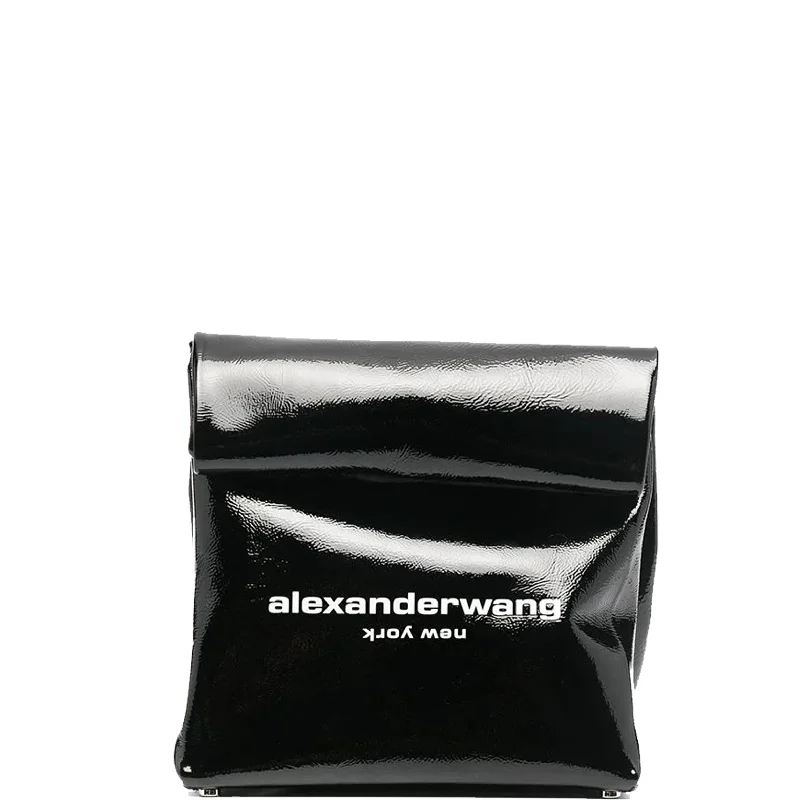  Statement Handbags At Unbeatable DiscountsPatent Lunch Clutch, Black