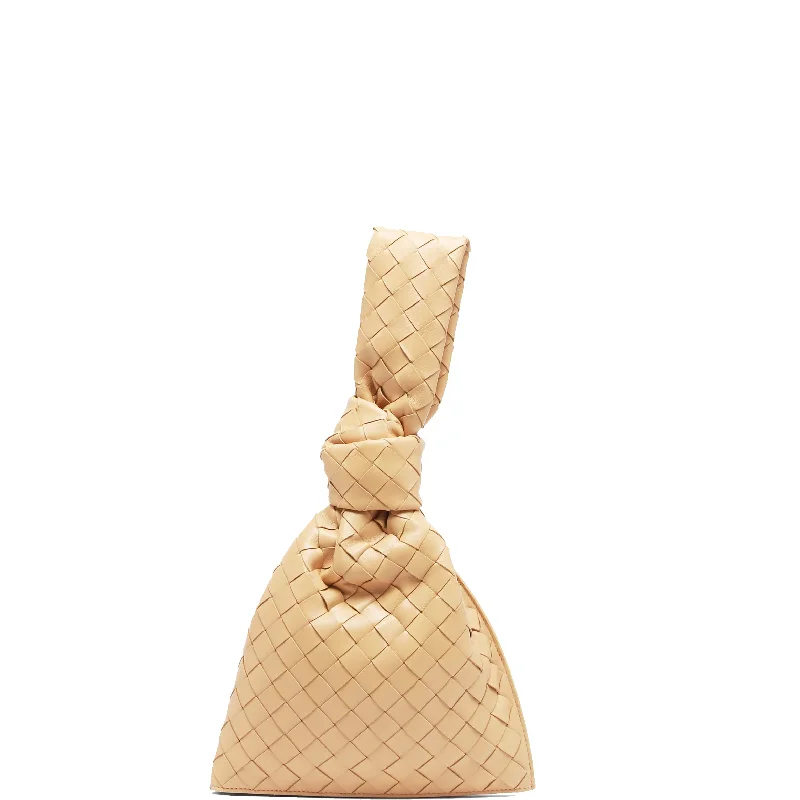  Limited-Stock Handbag Sale For A Stylish LookMini Twist Intrecciato, Almond/Gold