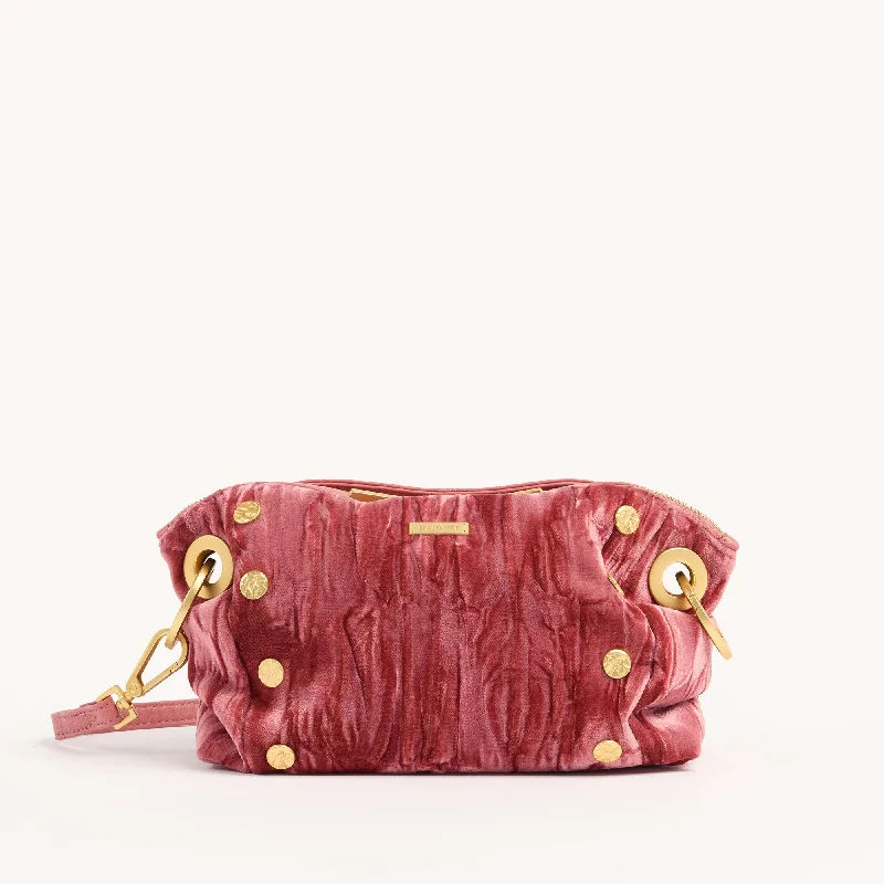  Trendy Purses At Exclusive Promotional RatesDaniel Crossbody Clutch | Curtain Call Pink/Brushed Gold Hammered | sml