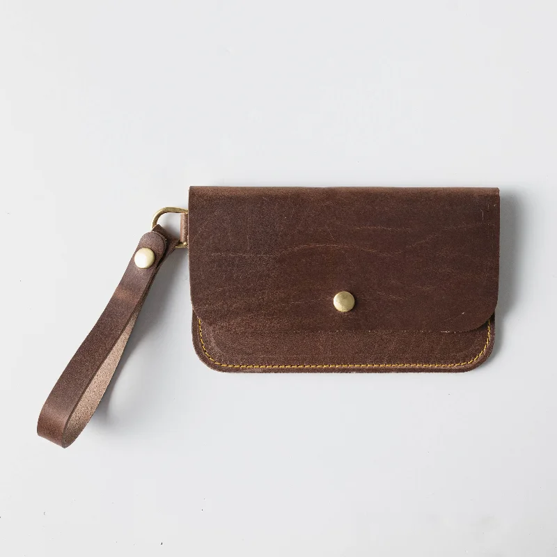  Stylish Bags, Unbeatable PricesEnglish Tan Wristlet Clutch
