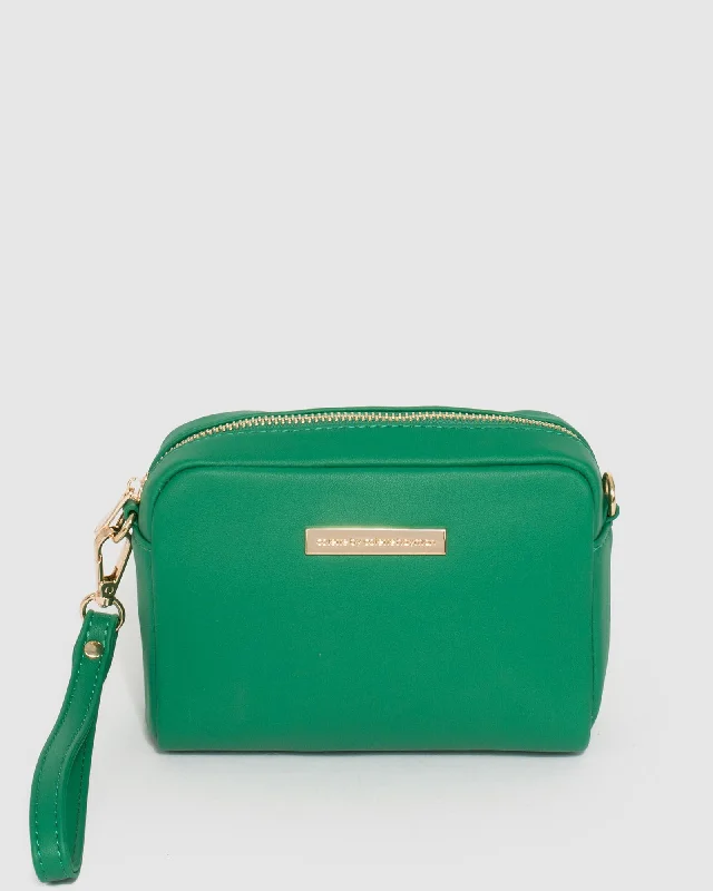  Trendy Backpacks With Big DiscountsGreen Suri Crossbody Bag