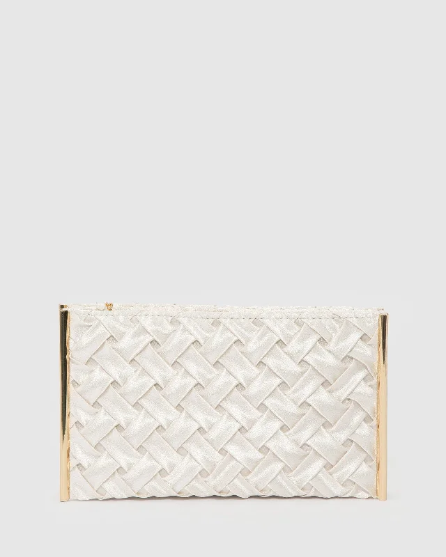  Chic Crossbody Bags, Limited OffersIvory Dany Double Pouch Clutch Bag