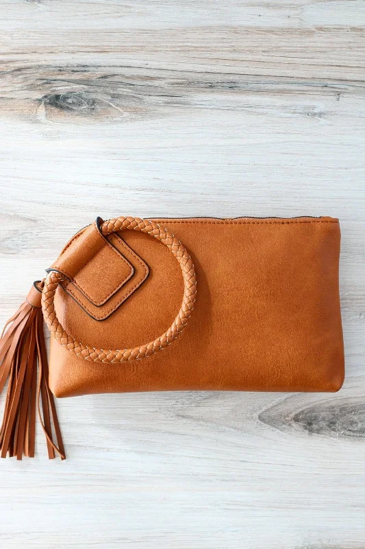  Best Deals On Premium And Casual Bags – Act FastJYM0346 Soft Vegan Leather Wristlet/Clutch With Tassel