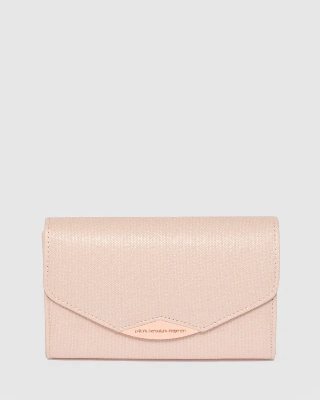  Best Bag Sale Of The SeasonRose Gold Madi Envelope Clutch Bag