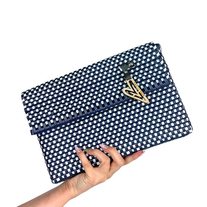 Navy & White