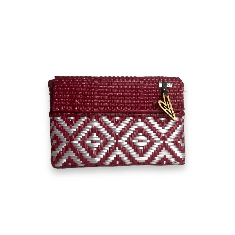  Fashionable Crossbody Bags At Special OffersMaria Victoria | Maroon Clutch DI | Upcycled, Handwoven, Multicolor Clutch Wallet