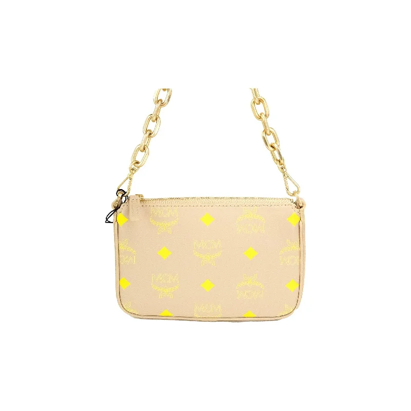Everyday Handbags At Wallet-Friendly PricesMCM Color Splash Logo Croissant Smooth Leather Mini Pouch Crossbody Handbag Everyday Handbags At Wallet-Friendly PricesMCM Color Splash Logo Croissant Smooth Leather Mini Pouch Crossbody Handbag