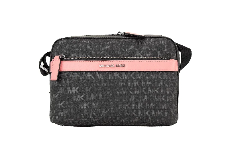 Best-Selling Bags Now At Exclusive Promotional PricesMichael Kors Cooper Small Black Pink Signature PVC Utility Crossbody Bag Best-Selling Bags Now At Exclusive Promotional PricesMichael Kors Cooper Small Black Pink Signature PVC Utility Crossbody Bag