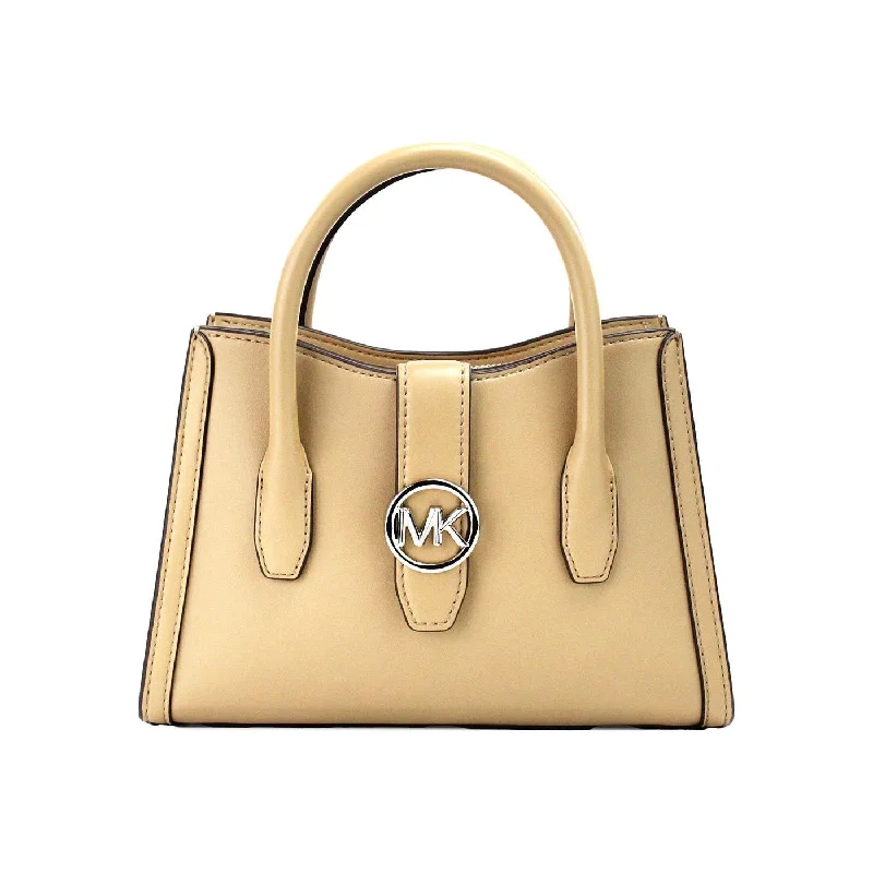  Fashionable Handbags At Must-Have PricesMichael Kors Gabby Small Camel Faux Leather Top Zip Satchel Crossbody Bag