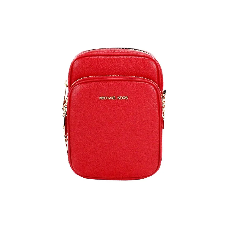 Fashionable Crossbody Bags At Special OffersMichael Kors Jet Set Bright Red Pebbled Leather North South Chain Crossbody Bag Fashionable Crossbody Bags At Special OffersMichael Kors Jet Set Bright Red Pebbled Leather North South Chain Crossbody Bag